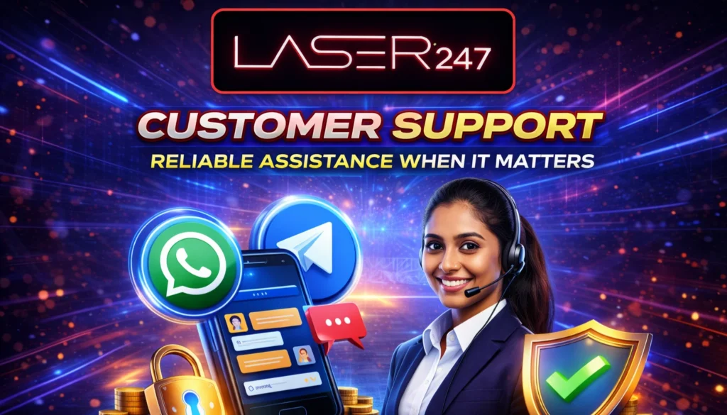 Laser247 customer support with 24×7 reliable assistance