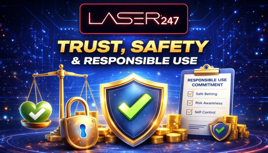 Laser247 trust, safety, and responsible use