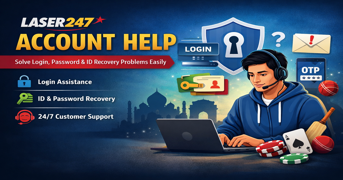 Laser247 Account Help Solve Login, Password & ID Recovery Problems Easily
