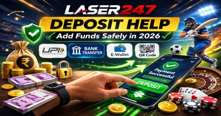 Laser247 Deposit Help Guide 2026 – How to Add Funds Safely